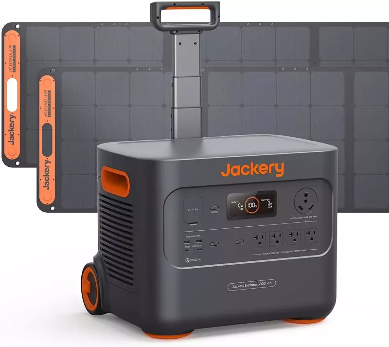 High capacity portable solar generator for home backup and apartment use